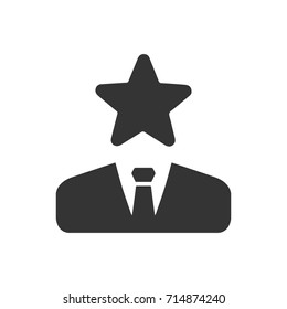 Star Businessman Icon