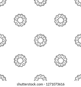 Star cake icon. Outline illustration of star cake vector icon for web design isolated on white background