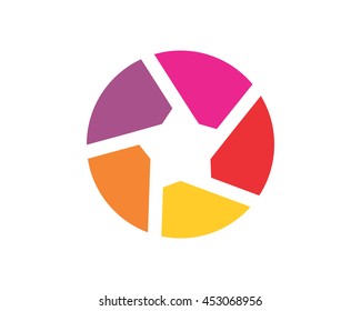 star camera lens photo photography photographer photographic image vector icon