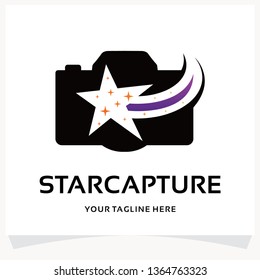 Star Capture Logo Design Template Inspiration