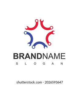 Star Car Service Logo Template