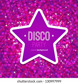 Star card template, with space for your text