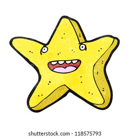 personaje de caricatura de estrella