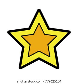 star cartoon icon image 
