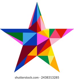 Caricatura estrella en estilo de icono