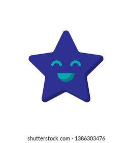 star cartoon icon vector flat design