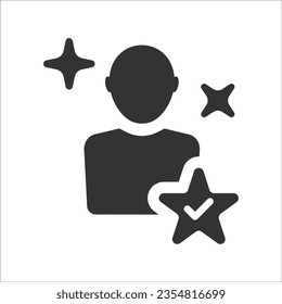 Star celebrity Icon, Vector Graphics
