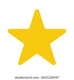 Estrela. Corpos celestes. Isolado sobre um fundo branco