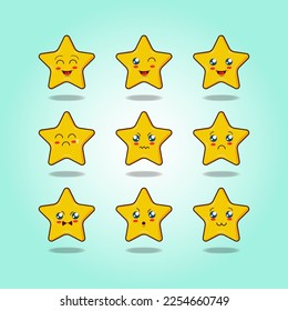 Star character design vector illustration