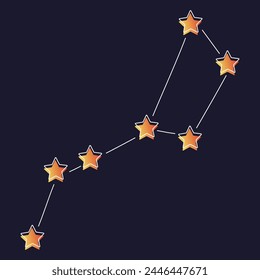 Star Chart With Five Stars
