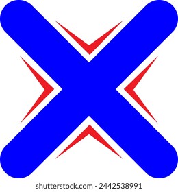 Marca de verificación de estrella y vector Logo Vector