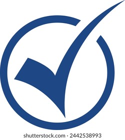 Star Check Mark and Vote Logo Vector