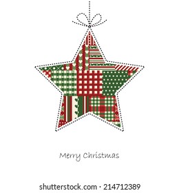 star - Christmas Card Vector