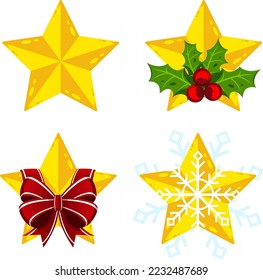 estrella de navidad árbol de tope vectorial vacaciones invierno