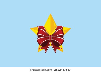 star christmas tree topper vector holiday winter season party design free vector and free editable background