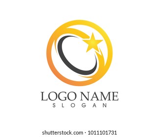 Star circle logo design