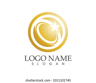 Star circle logo design