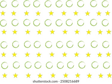 star circle is make pattern