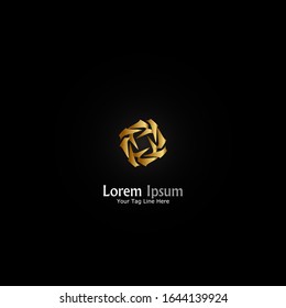 "Star circle". Minimalist, simple,digital and modern logo design.
