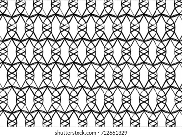 star in circle net mesh line pattern in vector