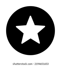 Star and circle on white
