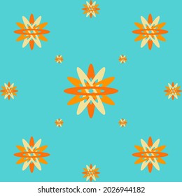 Vector de crema de color naranja de círculo estelar para fondo o textura 