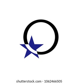 star circle vector logo  