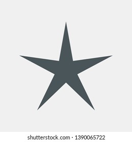 Star Classic rating icon web quality vector illustration cut