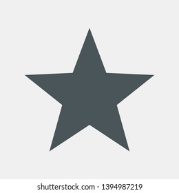 Star Classic rating icon web quality vector illustration cut