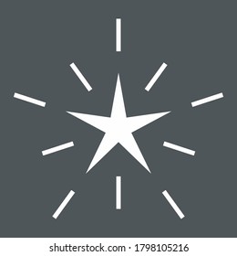 Star Classic-Rating-Symbol, Web-Qualität, Vektorgrafik-Schnitt