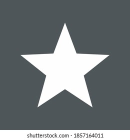 Star Classic rating icon web quality vector illustration cut