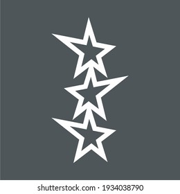 Star Classic rating icon web quality vector illustration cut