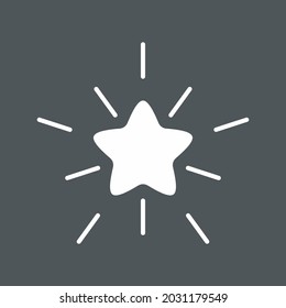 Star Classic rating icon web quality vector illustration cut