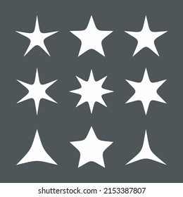 Star Classic rating icon web quality vector illustration cut