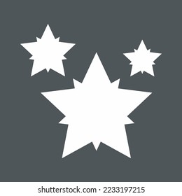 Star Classic rating icon web quality vector illustration cut