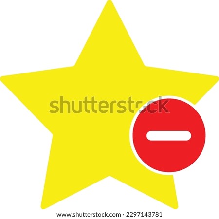 star close cancel delete remove Flat