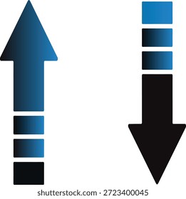 Sternhaufen, Himmelskunst, Sterne, Sterne, schwarze Sterne, Farbverlauf-Pfeile, Auf- und Abwärtspfeile, Navigationssymbole, dekorative Sterne, Nachthimmel, Richtungssymbole, geometrische Formen, Design 