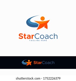 Logo-Design des Star Coach einzigartig