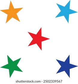Star Color Icon Design Art | Vector Design