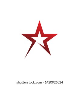 star color line logo design