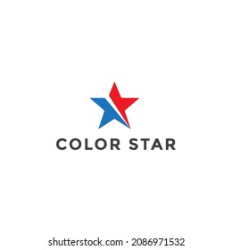 STAR  COLOR  LOGO  DESIGN  VECTOR  ILLUSTRATION  ICON  SYMBOL