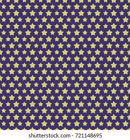 Star color style seamless pattern on lilac background. Christmas decoration element. Vector Illustration