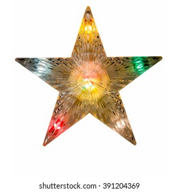 Star with colored lights