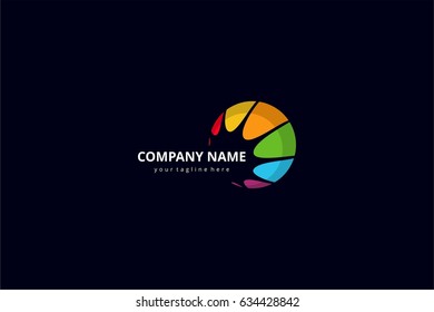 Star colorful logo idea
