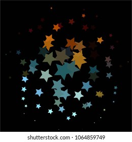 Star colorful vector background. Abstract halftone illustration pattern. Vintage texture
