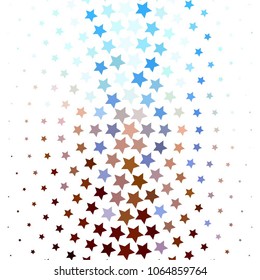 Star colorful vector background. Abstract halftone illustration pattern. Vintage texture
