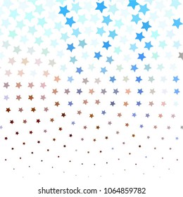 Star colorful vector background. Abstract halftone illustration pattern. Vintage texture
