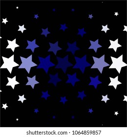Star colorful vector background. Abstract halftone illustration pattern. Vintage texture
