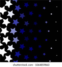 Star colorful vector background. Abstract halftone illustration pattern. Vintage texture
