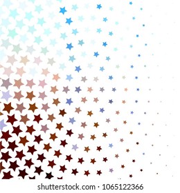 Star colorful vector background. Abstract halftone illustration pattern. Vintage texture
